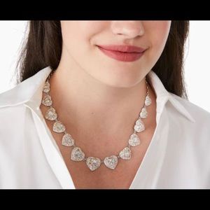 Kate Spade Something Sparkly Heart Necklace NWT